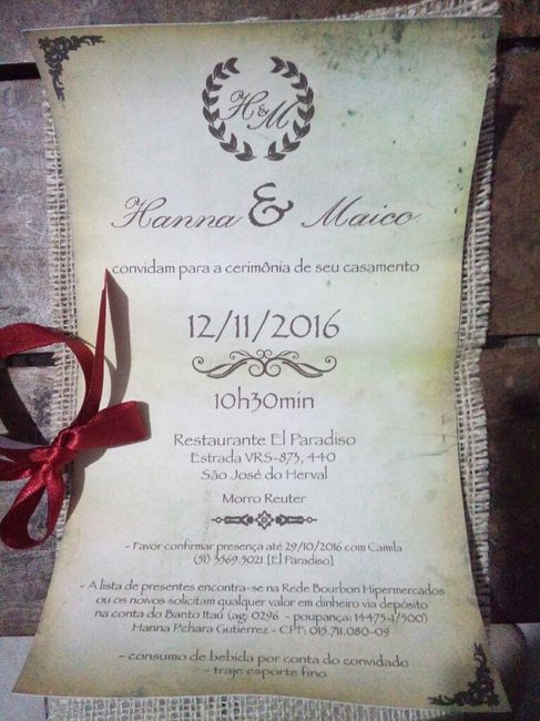 Nossos convites!!! #vemver - 2