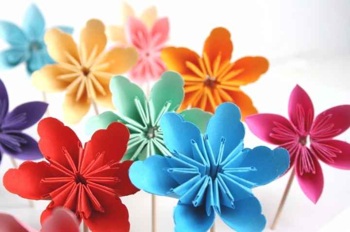Flor de origami