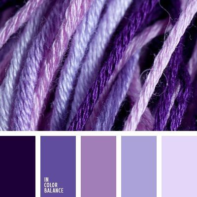 Paleta de cores nos tons de lilás a roxo para madrinhas 6