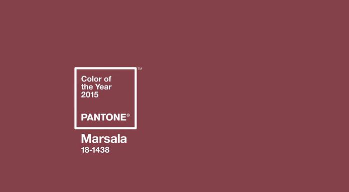 Cor principal: Marsala, vermelho queimado ou vinho 1