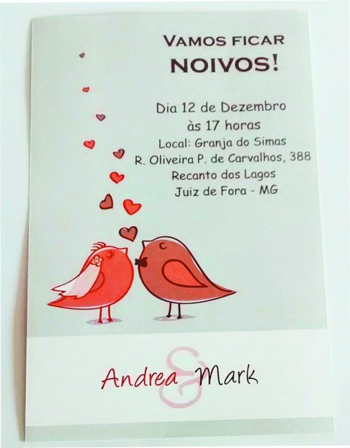 Noivado dos sonhos: o convite 2