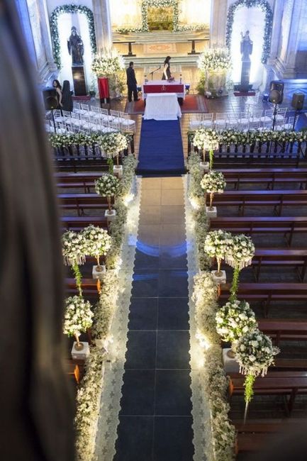 Como decorar a igreja para o casamento? 3