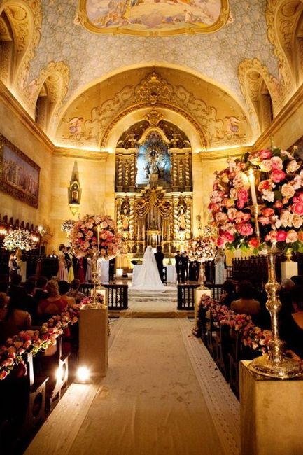 Como decorar a igreja para o casamento? 4