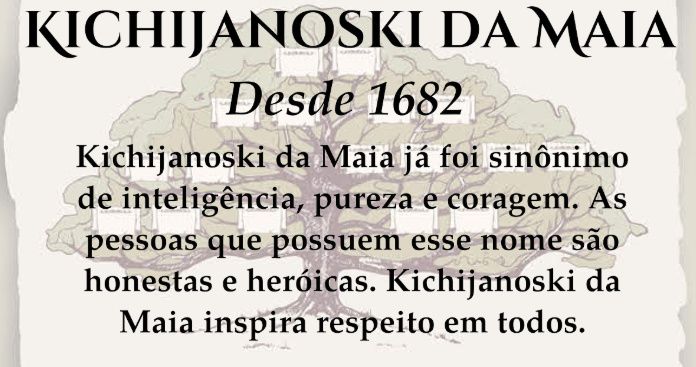 Seremos a família Kichijanoski da Maia 2