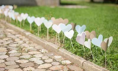 Ideias para decorar uma área de gramado 15