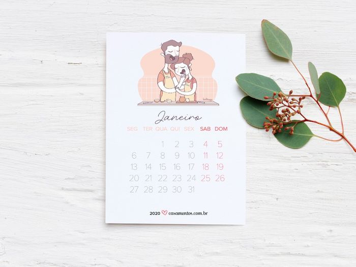 GANHE o calendário 2020 de Casamentos.com.br! 📆 1
