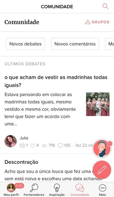 Como criar um post? 6