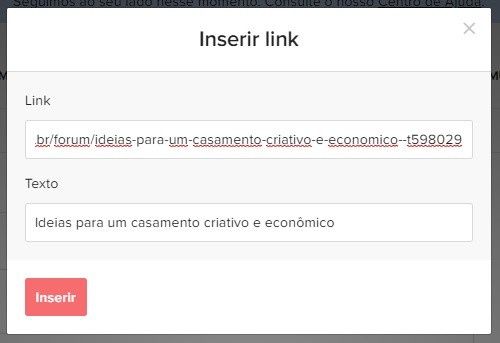 Como incluir links no texto? 4