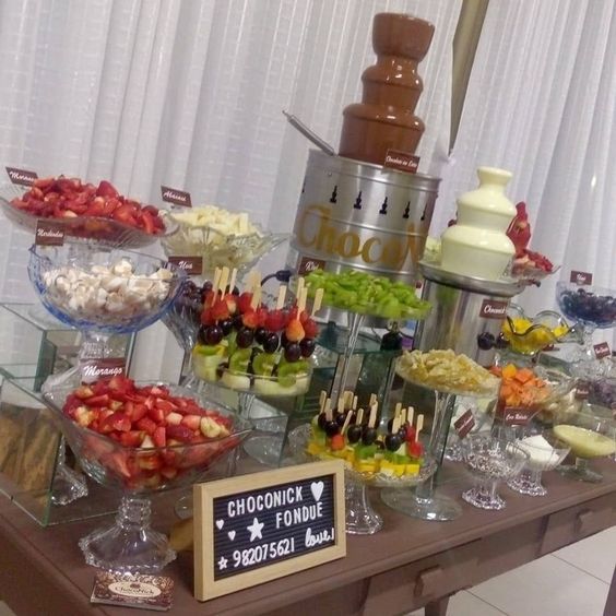 10 estações gourmet para o seu casamento! 10
