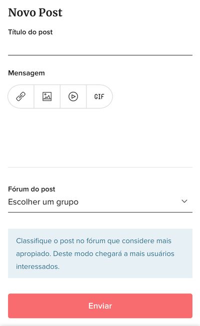 Como criar um post? 7