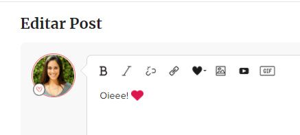 Como editar um post? 2