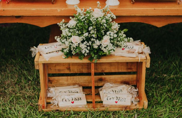 Decoração de casamento com caixotes: seis ideias lindas e rústicas! 5