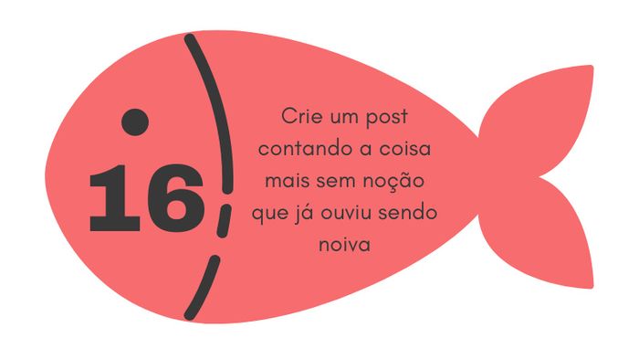 Pescaria nupcial: PARTICIPE e GANHE 2 presentinhos! 17