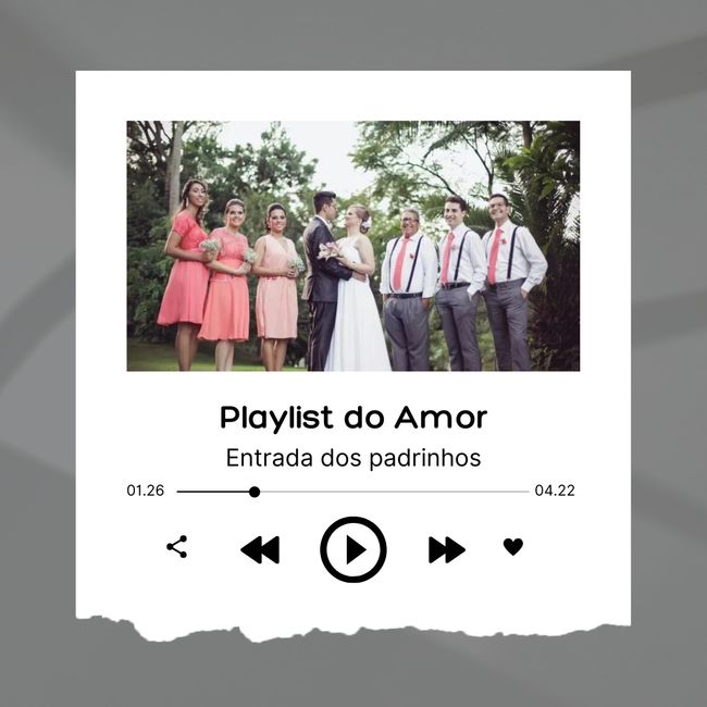 Playlist do amor: entrada dos padrinhos - 1