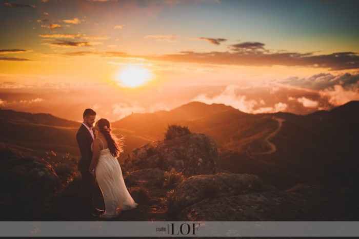 Pré-wedding - a melhor foto de pôr do sol 1