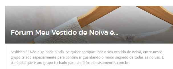 Meu vestido de noiva é