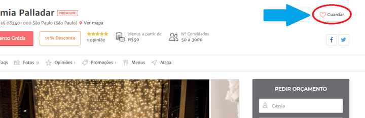 Guardar fornecedor