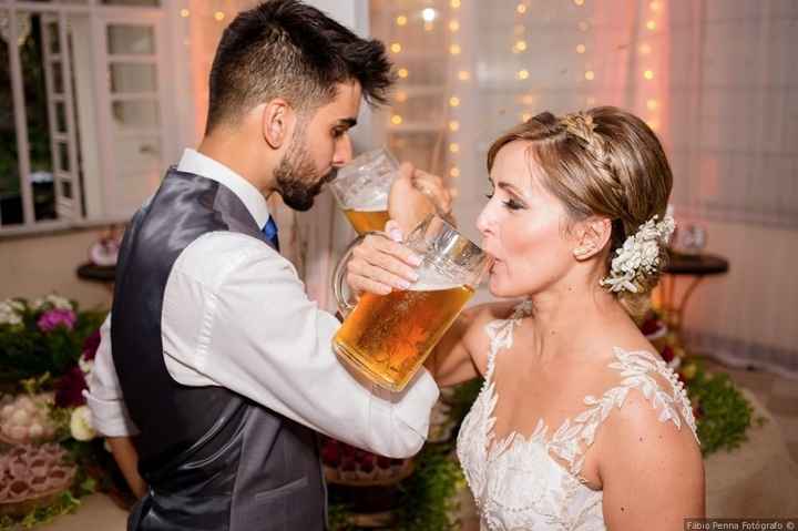 Vai beber no dia do casamento? - 1
