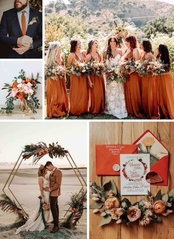 5 paletas de cores para casamento outono/inverno! - 1