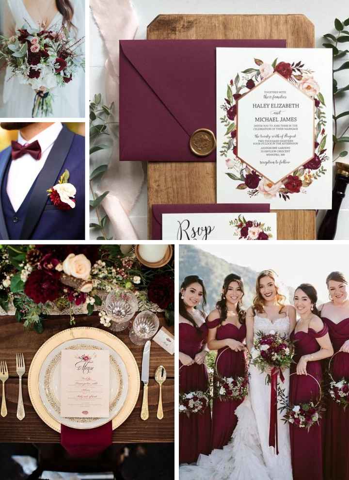 5 paletas de cores para casamento outono/inverno! - 5