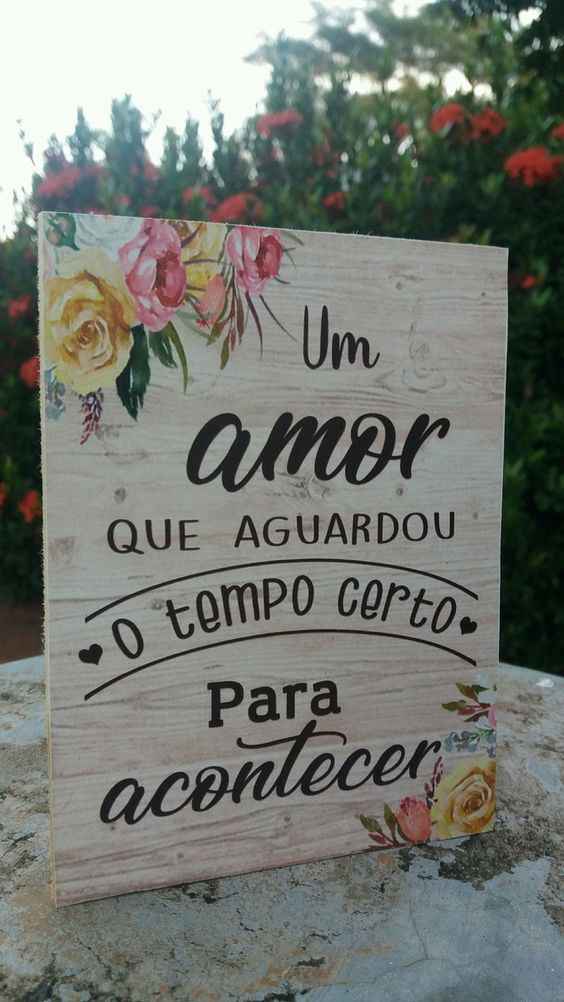 Ideias de placas para noivas religiosas - 7