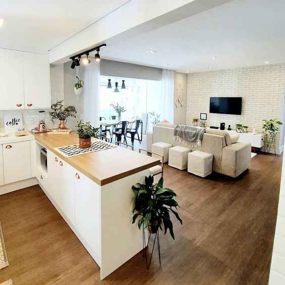 Sala e cozinha integradas: SIM ou NÃO? - 1