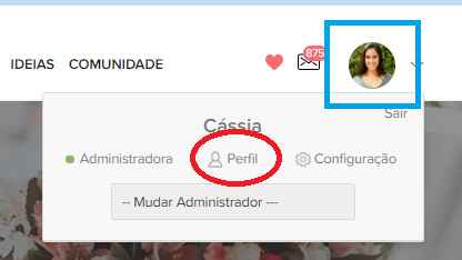 Como alterar meus dados do perfil? - 1