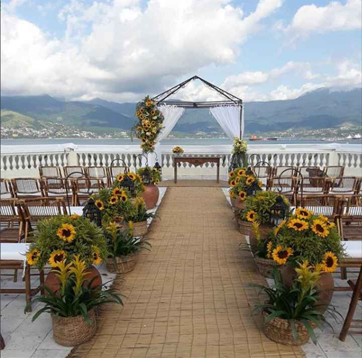 8 formas de incluir girassol no seu casamento - 3