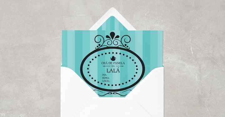 Convite de chá de panela: 10 ideias inspiradoras! - 1