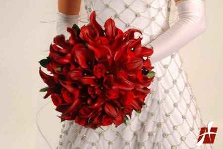 Melhores flores para buque  vermelho + fotos de buquês lindos - 3
