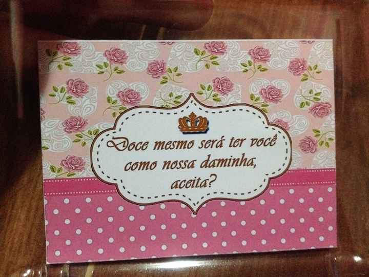 Convites para daminhas e pajens - ficou uma fofura vem ver - 3