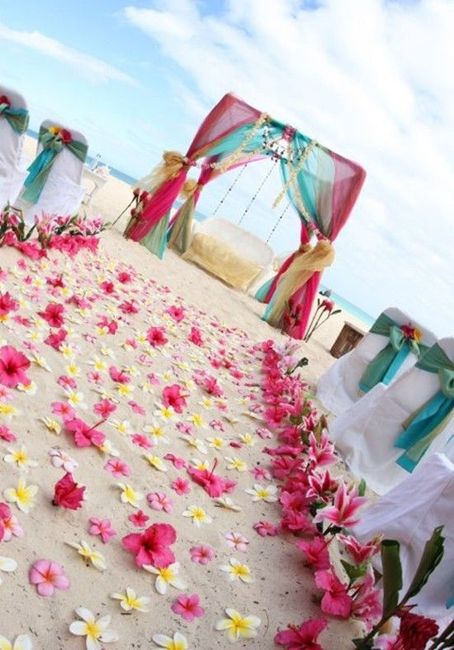 20  idéias lindas para um casamento na praia - 4
