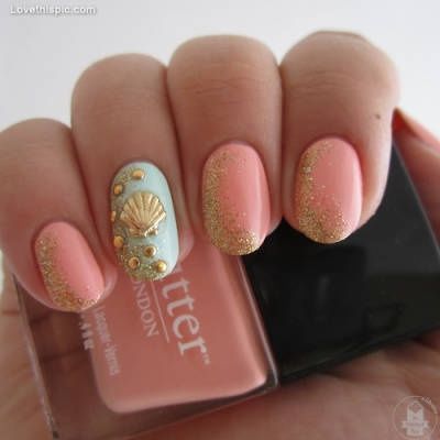 Unhas criativas  para noivas - 17