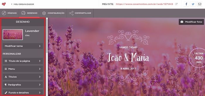 Novidades web de casamento