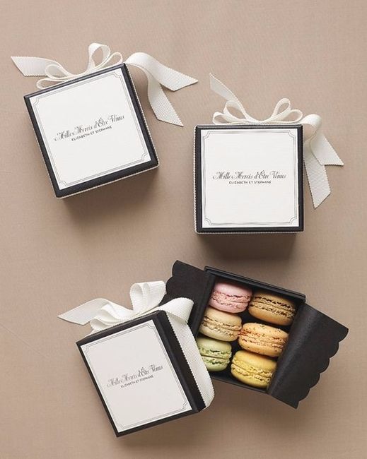 Lembrancinhas comestíveis: macarons