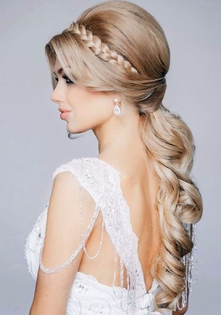 Penteados com baby liss para noivas
