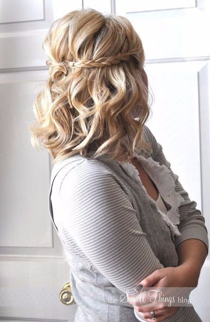 Penteados com baby liss para noivas