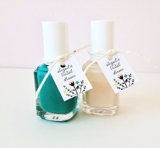 Esmalte de lembrancinha - chá de lingerie