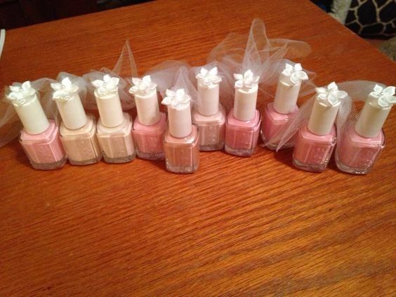 Esmalte de lembrancinha - chá de lingerie
