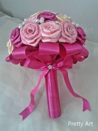 Bouquet de cetim - alguém vai querer  ? - 7