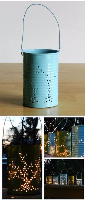 DIY: Lanterna de lata