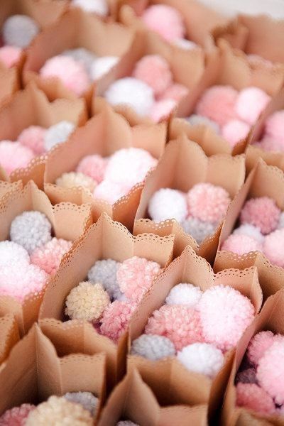 Chuva de pompons