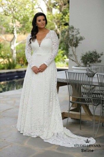 Noivas plus size: o vestido de noiva 👰 3