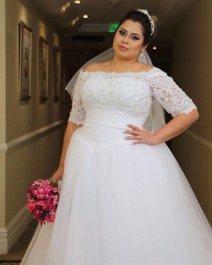 Vestidos para noivas plus size