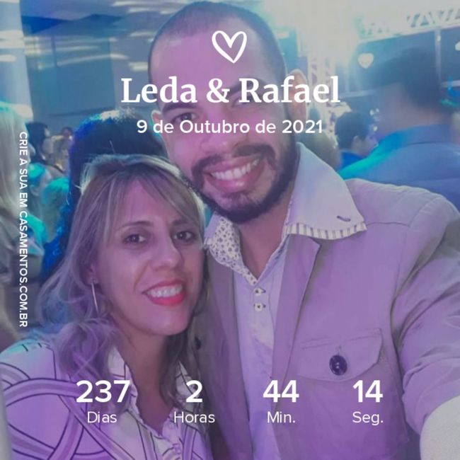 Noivos que se casam  em 9 de Outubro de 2021 em São Paulo - 1