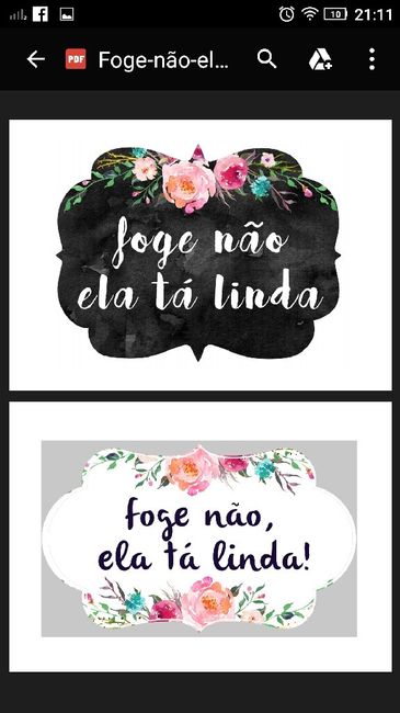 Plaquinhas - 1