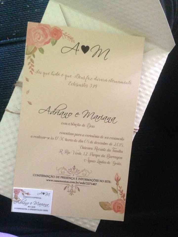 convites de casamento 💕 - 2