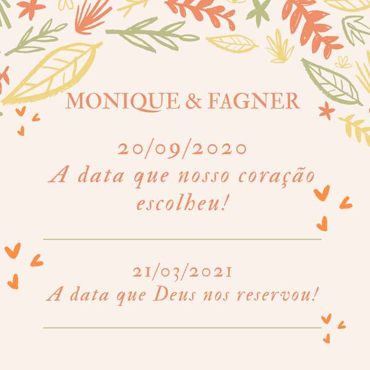 Nova data do casamento 1