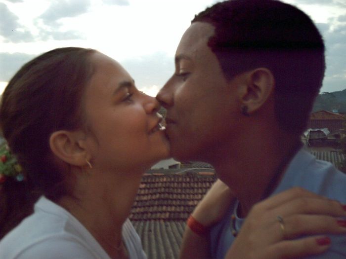 Nossa primeira foto, em 2007, no meu aniversário! 