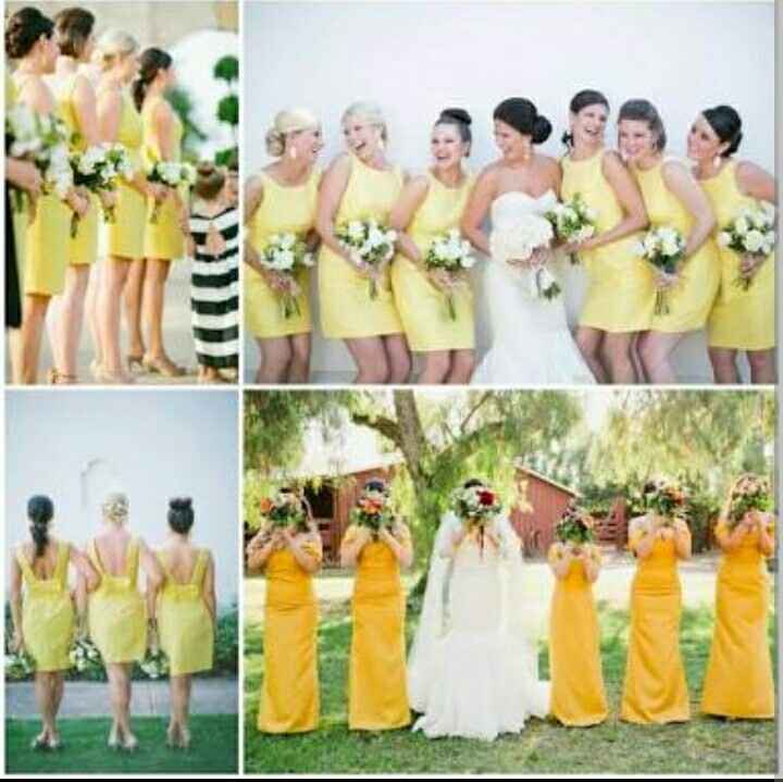 Madrinhas de amarelo 💛 - 1